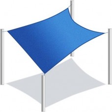 ALEKO Rectangle 13' x 10' Waterproof Sun Shade Sail Canopy Tent Replacement, Green   556738022